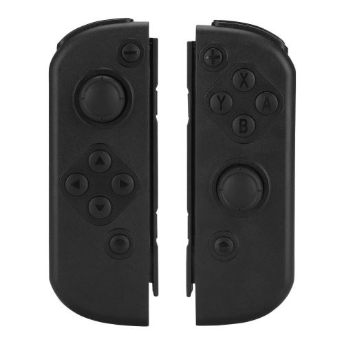 ABS gauche droite contrôleur de manette de jeu Bluetooth Gamepad sans fil pour console de commutateur NS (noir)