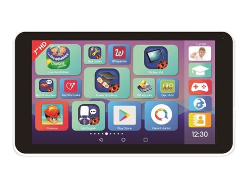 LexiTab Master - Tablet - Android 8.1 (Oreo) Go Edition - 16 GB - 7 (1024 x 600) - microSD sleuf