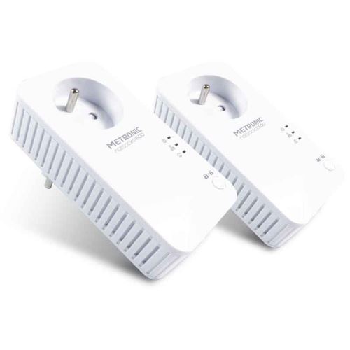 Metronic Duo Netsocket 600 Pack De 2 Adaptateur Cpl