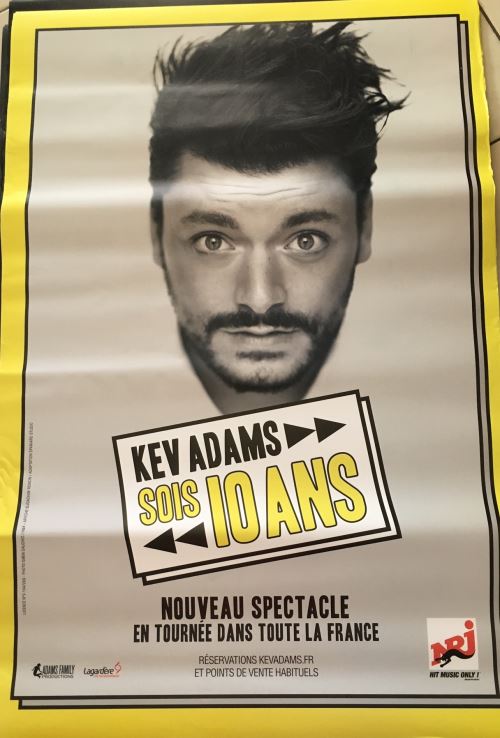 Kev ADAMS - Sois 10 ans - AFFICHE
