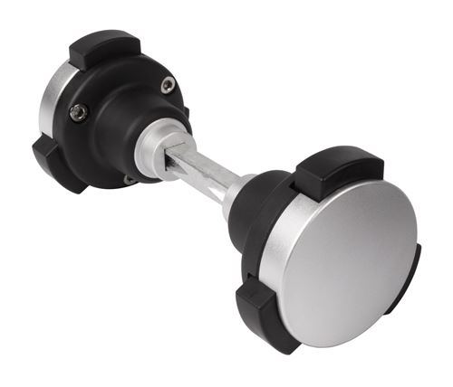 Poignée avec bouton de sécurité Locinox KIDLOC, en acier inoxydable/noir