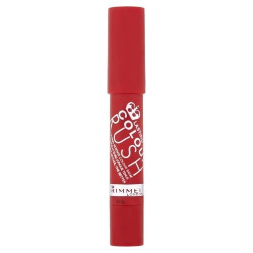 Rimmel Color Rush Lip Balm 500 The Redder The Better X 3