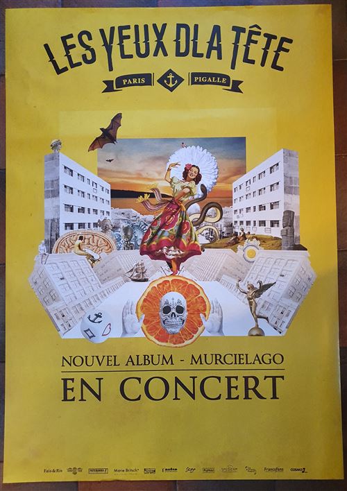 Les Yeux dla Tête - Murcielago - En Concert - 70x100cm - Affiche