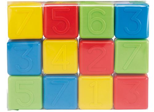 écoiffier Abrick blocs de chiffres 12 pièces
