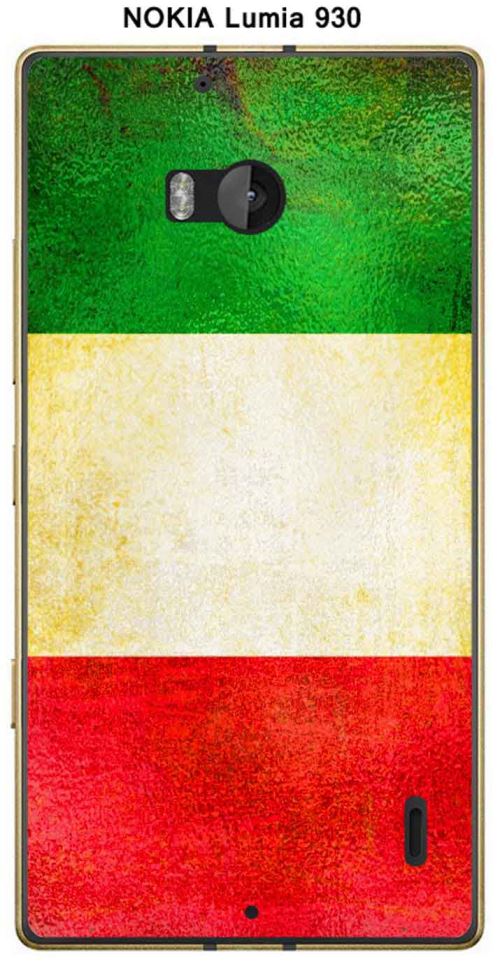 Coque Nokia Lumia 930 design Drapeau Italie vintage effet Métallisé