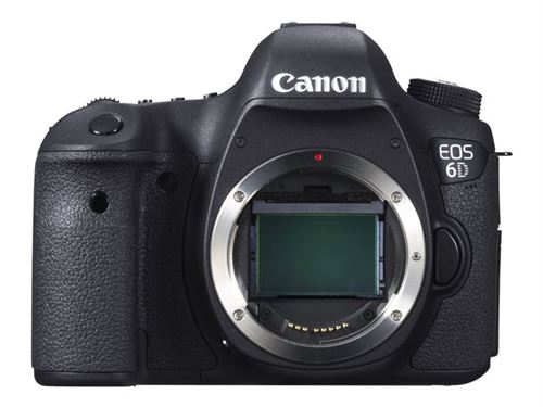 Canon EOS 6D - Appareil photo numérique - Reflex - 20.2 MP - Cadre plein - 1080p - corps uniquement - Wi-Fi