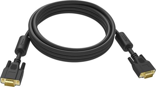 Vision TC 15MVGAP/BL câble VGA 15 m VGA (D-Sub) Noir - Câbles VGA (15 m, VGA (D-Sub), VGA (D-Sub), Mâle, Mâle, Noir)