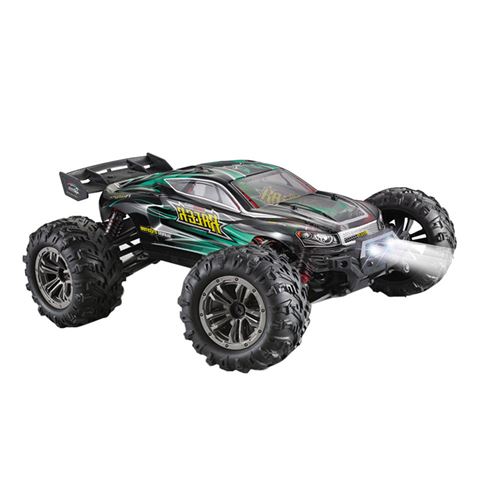 Voiture radio commandée Q903 RC Brushless 1:16 2.4G 4WD 52km / h Camion tout-terrain à grande vitesse RTR W / Light - vert