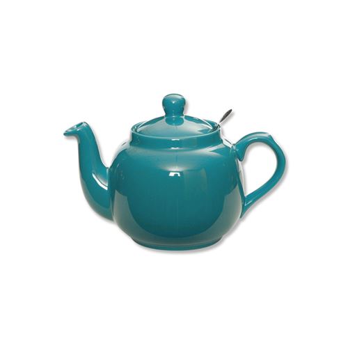Bruno Evrard - Théière en faïence avec filtre inox 60cl bleu canard