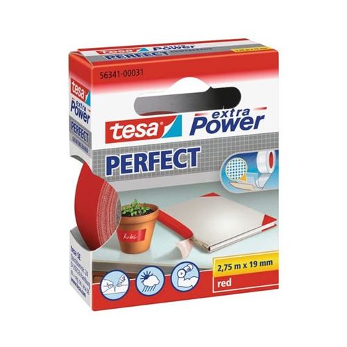Tesa toile perfect bt rouge 2,75x19 - vue 1