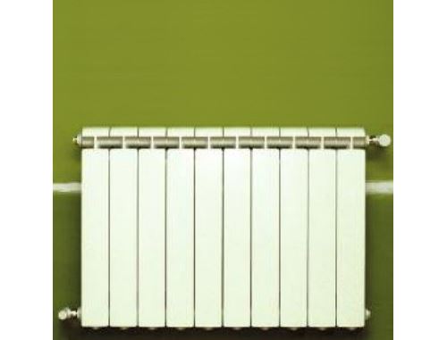Chauffage central fonte aluminium 10 éléments blanc KLASS 350 Global référence 10xKLASS350B.