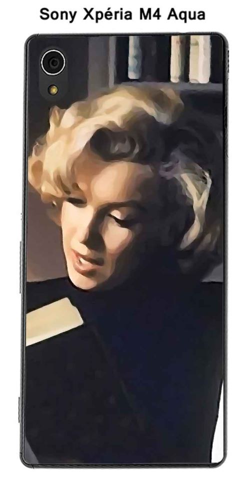 Coque Marylin pour Sony Xpéria M4 Aqua