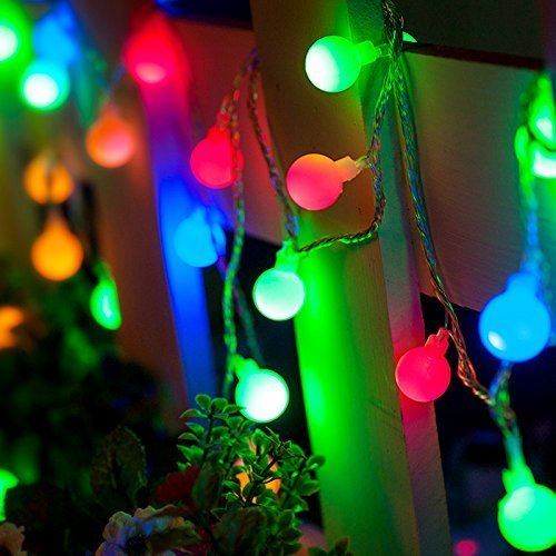Guirlande lumineuse electrique 40 LED Etoile Multicolore, Déco de Noel -  Badaboum