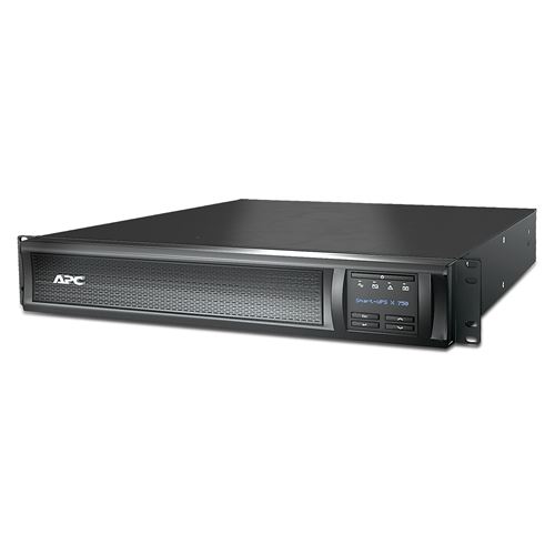 apc smart-ups x 750va rack/towerr lcd 230v with networking card noir