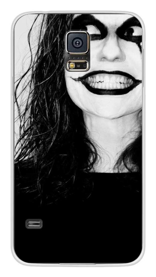 Coque en silicone imprimée compatible Samsung Galaxy S5 Crow