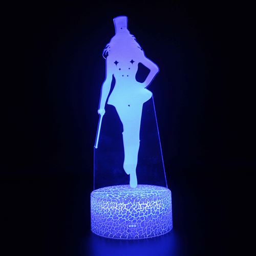 Lampe 3D Tactile Veilleuses Enfant 7 Couleurs avec Telecommande - Style #361