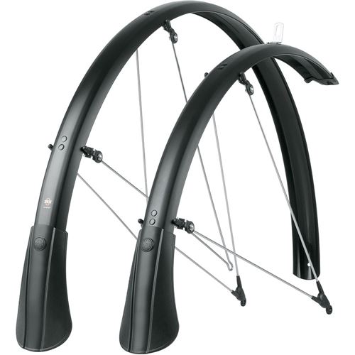 SKS FENDER SET Bluemels PLASTIQUE 28 INCH X45 MM NOIR