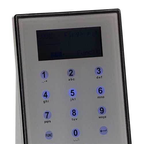 Serrure électronique sans fil pour porte avec lecteur d’empreintes digitales et code PIN 55470 Burg-Wächter TSE Prime Set 5022 