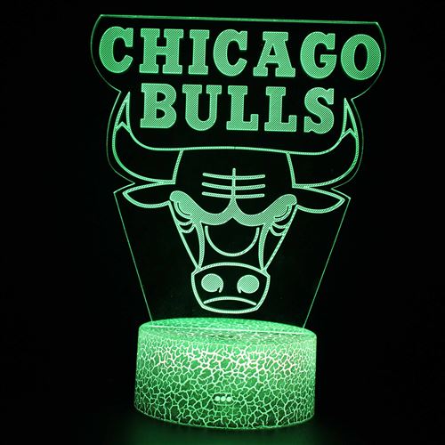 Stack - Lampe Veilleuse Enfant 3D Tactile - 7 Couleurs - Télécommande - NBA - Image 2