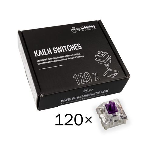 Pack De 120 Switchs MX Kailh Pro Purple