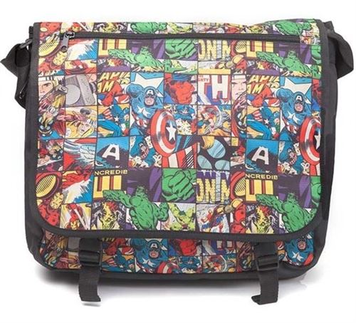 Bioworld sac bandoulière Marvel Comics 7,5 litres multicolore