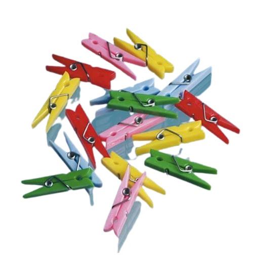 tib mini chevilles à linge 2,5 cm en bois 20 pièces