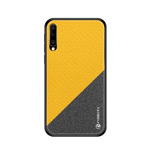 Etui en PU Honor Series jaune pour votre Samsung Galaxy A70