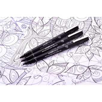 Feutre technique Uni-ball Pin 0.1 mm Gris clair
