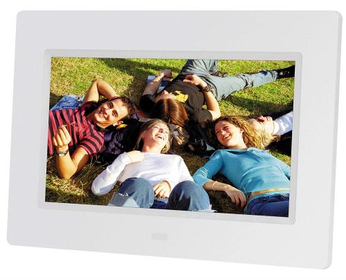 Braun Digiframe 711 7 Blanc Cadre Photos Numériques - Cadres Photos Numériques (17,8 Cm (7), 800 X 480 Pixels, Tft, 250 Cd/m², 400:1, 4:3, 16:9)