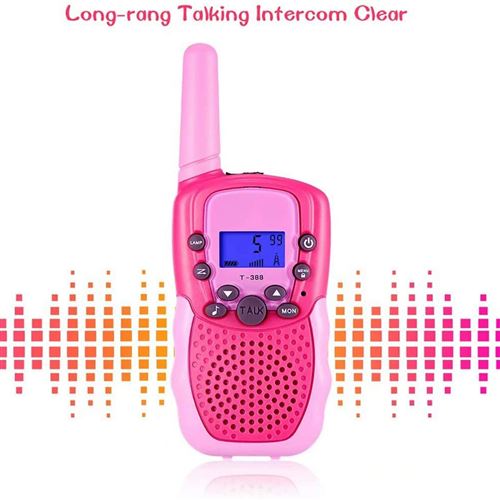 Everest T-388-2021- Talkie-walkie pour enfants et adultes-deux talkies- walkies-3 km de