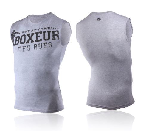 Débardeur Boxeur des rues-S-GRIS-S--S-GRIS--------------GRIS-
