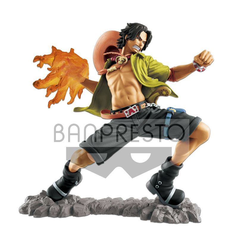 Banpresto Figurine One Piece Portgas D. Ace Color - 18 Cm - Collection Zoukei Monogatari