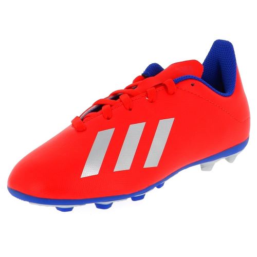 Chaussures football lamelles Adidas X 18.4 fxg jr Rouge taille : 35 réf : 41800