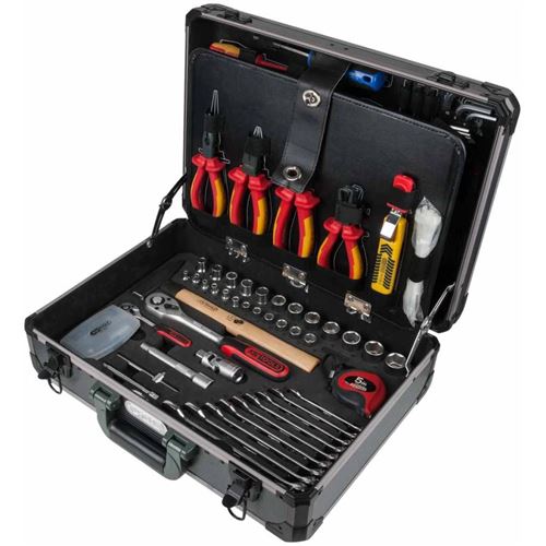 KS Tools Ensemble d'outils d'électricien 128 pcs 1/4 + 1/2