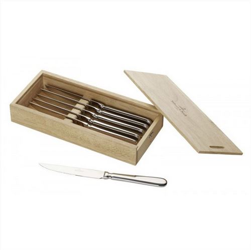 Set de 6 couteaux à steak - Oscar ( couverts en acier )