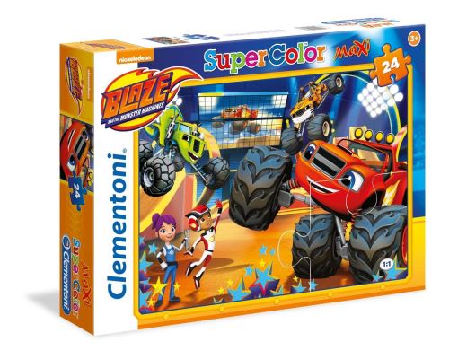 Blaze & the monster machine puzzle 24 pieces maxi clementoni 24483.6