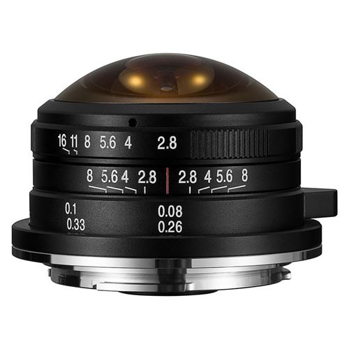 Objectif Hybride Laowa 4mm f/2.8 Fisheye pour Micro 4/3