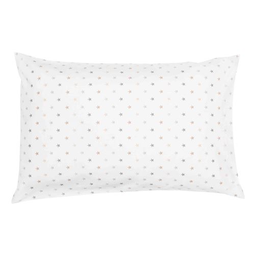 Taie d'oreiller bébé coton bio mini étoiles 40x60 cm