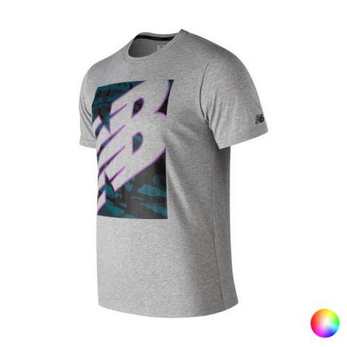 T-shirt à manches courtes homme New Balance NB Heathertecht - XLBleu
