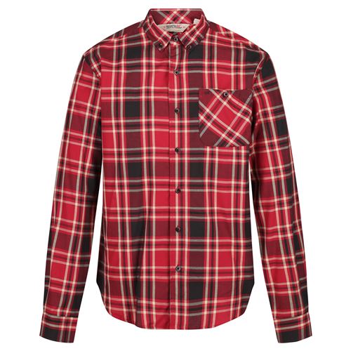 Regatta - Chemise manches longues LAZARE - Homme (M) (Rouge) - UTRG4716