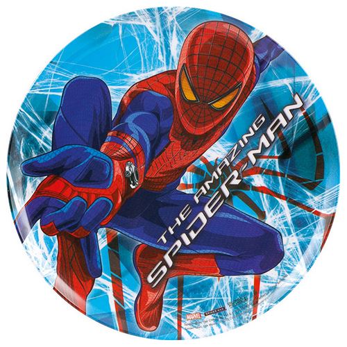 Assiette plastique Spiderman