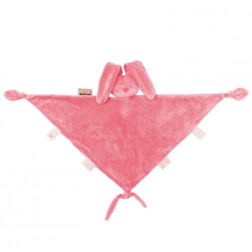 Maxi doudou rose corail lapidou - nattou