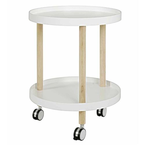 Paris Prix - Desserte De Cuisine En Bois nyaz 60cm Blanc