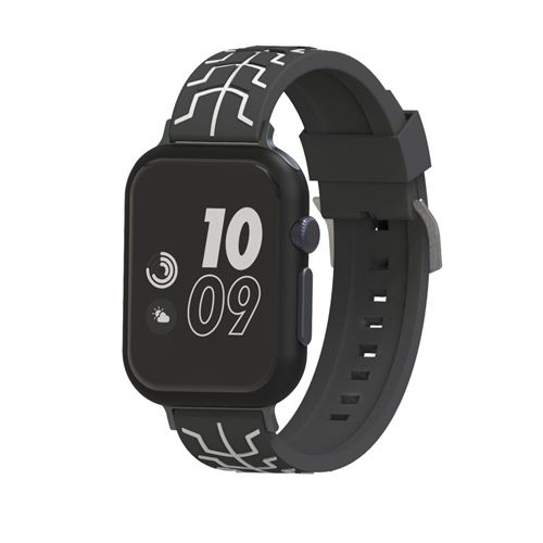 Bracelet en silicone motif d'os de poisson mou noir/blanc pour votre Apple Watch Series 4 40mm/Series 3 2 1 38mm