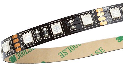 aqua computer RGB-LED Strip, schwarz - 100cm