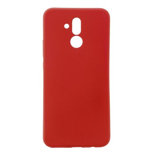 Coque en TPU skin-touch matte rouge pour votre Huawei Mate 20 Lite