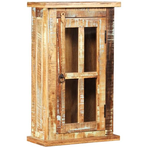 vidaXL Wandkast 44x21x72 cm massief gerecycled hout
