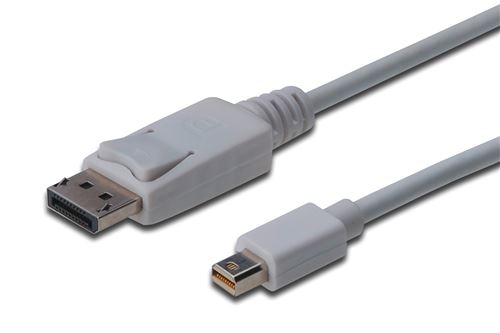 Conecticplus - Câble Mini DisplayPort vers DisplayPort - 2m - Blanc - Image 2