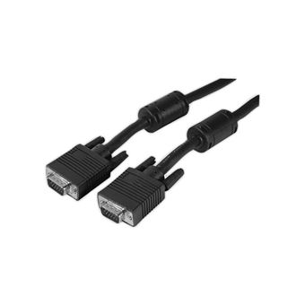 Hypertec ProConnectLite - Câble VGA - HD-15 (VGA) (M) pour HD-15 (VGA) (M) - 1 m - vis moletées, support 1080p - 1