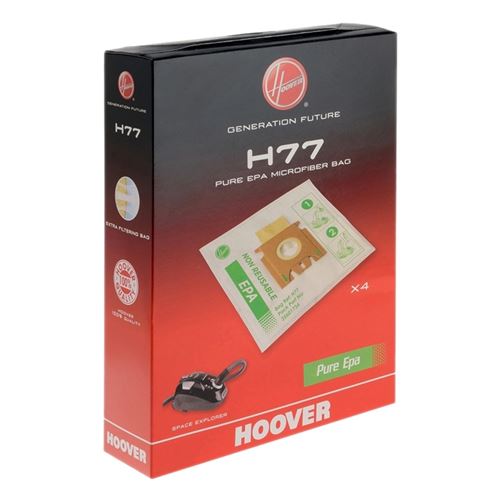 Boite De 4 Sacs Microfibre H77 Aspirateur 35601734 Hoover - 307994